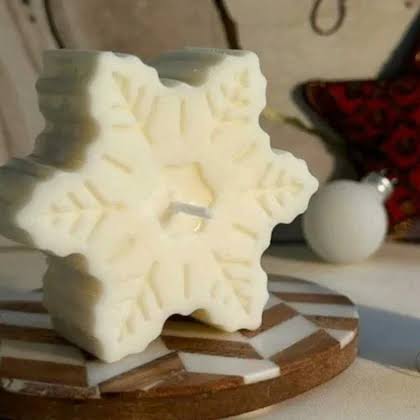 Snowflake Candle